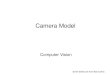 Camera Model - khu.ac.krcvlab.khu.ac.kr/CVLecture7.pdf · 2014. 9. 29. · Some Slides are from Bob Collins . Robert Collins CSE486 Imaging Geometry Object of Interest in World Coordinate