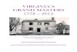 VIRGINIA’S GRAND MASTERS 1778 – 2012blandlodge.org/BlandSite/Resources/Virginia_GM_1778-2012.pdf · Masonic Temple, Adams & Broad Streets, Richmond, Virginia, 1871-1972, Page