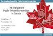 The Evolution of Public-Private Partnerships in Canada · •Promote collaborative partnerships between the public and private sector •Educate stakeholders and the community on