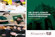 IB DIploma programme HanDBook · 2017. 1. 19. · IB DIPHOMA HANDBOOK 8 IB DIPLOMA PROGRAMME OFFERED (2017-2019) Subject group 1: Studies in language or literature Language A: Literature