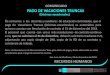 COMUNICADO PAGO DE VACACIONES TRUNCAS · 2018. 12. 30. · COMUNICADO San Juan de Miraﬂores, 28 de diciembre del 2018 PAGO DE VACACIONES TRUNCAS (Décimas vacacionales) Se comunica