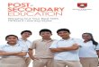 POST- SECONDARY EDUCATION post-secon… · SECONDARY EDUCATION GCE A-LEVEL CURRICULUM The Junior Colleges (JCs) and Centralised Institute (CI) of the Ministry of Education (MOE) prepare