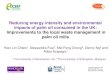 Reducing energy intensity and environmental …...Palm oil consumption in the UK •390-451 kt of palm oil imported to the UK (~1% of global palm oil production) •60% used in the