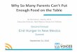 Why So Many Parents Can’t PutSep 24, 2015  · End Hunger In New Mexico Summit September 24, 2015 By Veronica C. García, Ed.D. Executive Director, New Mexico Voices for Children