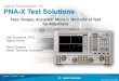 Agilent Technologies, Inc. PNA -X Test Solutions3 © 2013 Agilent Technologies “World’s Most Powerful Measurement Platform”  6 GHz 13.5 GHz 20 GHz 40 GHz 50 GHz
