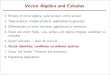 Information Engineering Main/Home Pageian/Teaching/Vectors/slides6.pdf · 1. 2. 3. 4. 5. 6. 8. Vector Algebra and Calculus Revision of vector algebra, scalar product, vector product