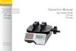 Bedienungsanleitung Deutsche Version Operation Manual · The portable Cap Torque Tester CTT is designed for desk top use. If . you want to fix the position of the torque tester and