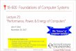 18-600 Foundations of Computer Systemsece600/lectures/lecture25.pdf · 10 1P 2P 4P 1P 2P 4P 1P 2P 4P 1P 2P 4P Warehouses I Other L3 Miss L2 Miss TC TLB Branch Inst 10 W 100 W 500