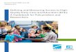 Defining and Measuring Access to High-Quality Early Care and … · 2017. 3. 20. · Defining and Measuring Access to High-Quality Early Care and . Page 2 Education (ECE): A Guidebook