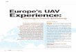 Europe’s uav Experience Europ… · Delair-Tech DT-18, designed and built by Delair-Tech and operated by Red Bird, both of France. Belgium’s Trimble UX5 . Belgium’s 1 ... small
