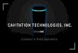 Cavitation Technologies Inc.cvatinfo.com/media/LD_Micro_Presentation_2018.pdf · alchemy beverages . vodka / vol (so mmxiv spirits technology ... product advantages - converts any