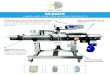 M3005 · Automatic labelling machine for wraparound label application . on round products. The machine is equipped with conveyor belt, labelling head . Classic New, New 2, New 3 or