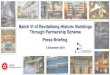 Batch VI of Revitalising Historic Buildings Through ...€¦ · Through Partnership Scheme Press Briefing 3 December 2019. 2 Non-profit-making Organisations Government. 3. Introduction