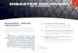 DISASTER RECOVERY - Data Protection & Backup · DATA SHEET Easily trackable testing Disaster Recovery as a Service by Otava helps you stay up to date with testing your recovery process,