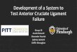 Development of a System to Test Anterior Cruciate Ligament ... ach75/ACL_ ¢  Noncontact ACL injuries