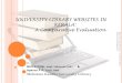 UNIVERSITY WEBSITES IN KERALA-:A COMPARATIVE EVALUATION · UNIVERSITY LIBRARY WEBSITES IN KERALA: A Comparative Evaluation By Mini G Pillai, Asst. Librarian (SS) & Aparna P R, Tech
