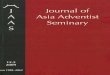  J Journal of A Asia Adventist A Seminary S...A L 0 114 Journal of Asia Adventist Seminary 12.2 (2009) similar depiction on the cultic basin from two other sanctuaries of Ebla.8 In