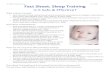 Fact Sheet: Sleep Training June 2017 Fact Sheet: Sleep Training · PDF file 2017. 6. 21. · Fact Sheet: Sleep Training June 2017 Fact Sheet: Sleep Training Is It Safe & Effective?
