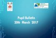 Pupil Bulletin 20th March 2017 - Wolstanton High School 20th... · Wednesday Maths Geog / D&T / ICT/ French/Art/ Photography/ Spanish Thursday English Geog / L&T / French ... 22nd