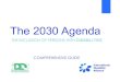 The 2030 Agenda - International Disability Alliance · Transforming our World: the 2030 Agenda for Sustainable Development u On 25 September 2015, world leaders adopted the 2030 Agenda