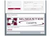 PowerPoint Presentation - McMaster Recreation...Be sure to double check that the dates ot your busing selection(s) align with the dates ot your session selection(s). Once you nave