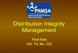 Distribution Integrity Management - Utah · Distribution Integrity Management . Contact Information Pamela West Transportation Specialist U.S. Department of Transportation PHMSA Inspector