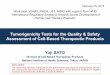 Tumorigenicity Tests for the Quality & Safety Assessment ... · Assessment of Cell-Based Therapeutic Products Yoji SATO Division of Cell-Based Therapeutic Products National Institute
