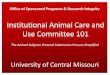 University of Central Missouri€¦ · • Level B training brochure for those listed on the roster • OHSP assessment for first time PI’s • OHSP annual reassessment as long