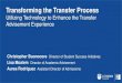 Transforming the Transfer Process · PDF file Utilizing Technology to Enhance the Transfer Advisement Experience . 2 Agenda Lehman overview ... during the transfer credit evaluation