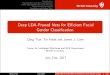 Deep LDA-Pruned Nets for Efficient Facial Gender Classification · 2017. 7. 31. · Fisher LDA based Filter Level Pruning Pruning CNN on the Filter Level Demonstration of pruning