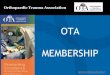 OTA MEMBERSHIP Presentation 2018.pdf · International OTA (IOTA) welcomes 12 international societies representing the following countries ... Lecture presentation topics include: