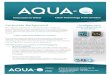 AQUA-Q Brochure 160116aqua-q.se/wp-content/uploads/2013/07/AQUA-Q_Brochure_160116.pdf · Corporate Background Innovation In Water Clean Technology From Sweden The company, AQUA-Q