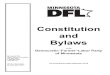 Constitution and Bylaws - Minnesota Democratic–Farmer ... · 9/21/2019  · Democratic-Farmer-Labor Party of Minnesota. No person may vote on any motion, resolution, nomination