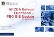 AFCEA Belvoir Luncheon PEO EIS Update...2017/09/27  · Communication Programs Non-tactical land mobile radio systems Soldier Capabilities Delivered: •Satellite Earth Terminals •Restoral