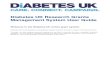 Diabetes UK Research Grants Management System User Guide... · page under ‘My Details’ → ‘Update CV’ (Figure 3. Update CV). This information will be automatically incorporated