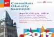 Home - Obesity Canada · 6th Canadian Obesity Summit | #6COS Table of Contents Message from the Mayor of Ottawa
