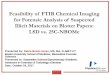 Feasibility of FTIR Chemical Imaging for Forensic Analysis of … · 2017. 12. 6. · Feasibility of FTIR Chemical Imaging for Forensic Analysis of Suspected Illicit Materials on