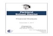 Parkland School District · 2019. 5. 18. · PARKLAND SCHOOL DISTRICT SUMMARY OF NEW MONEY FINANCING PLAN 1 2015 Principal $9,000,000 Approx. Proceeds $8,830,000 Settlement February