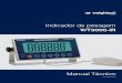 Indicador de pesagem - Weightech Brasil · 2014. 1. 20. · WEIGHTECH Indicador de pesagem WT 3000-I R – Manual Técnico Wt3000IR_mt_v.1_r00 Página 7 de 39 5 FUNÇÕES DAS TECLAS
