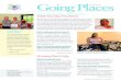 Going PlacesGoing Places | Summer 2015 | PLACES, Inc. 1 Going Places Summer 2015 Homelessness, Mental Illness and Housing First What You May Not Know Stacey Coleman is the facility