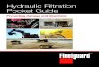 Hydraulic Filtration Pocket Guide · Filtration is the only defense against wear once contamination is present in the hydraulic system. Hydraulic filters remove even the smallest