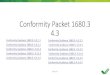 Conformity Packet 1680.3 4 - Green Electronics Council · Sample Conformity Packet 1680.3 4.3.1.1 Required–Ease of disassembly of product 1680.3 4.3.1.1 The following data samples