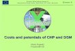 Costs and potentials of CHP and DSM Ragwitz ISI (Green-X... · 2016. 4. 20. · Project Workshop Green-X Renewable Energy House, September 23rd 2003, Brussels Green-X Potentials and
