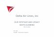 Delta Air Lines, inc - DALRCFare ‐Fares from Dallas to Jackson were $47.25 one‐way, $90.00 round trip. Delta's First Westbound Flight – Departed Jackson, Mississippi at 10:20