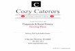 Locally Owned Since 1954 Corporate & Social Events ... · 401.351.3111 | cozycaterers.com | 2 Bay Ave Warwick, RI 02889 401.351.3111 Locally Owned Since 1954 Corporate & Social Events