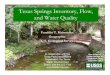 Texas Springs Inventory, Flow, and Water Quality · Landa Park, New Braunfels, TX. In cooperation with the Texas Parks and Wildlife Department, the Texas Water Development Board,