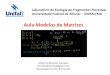 Aula Modelos Matriciais - Unicamp · Aula Modelos de Matrizes Mauricio Bonesso Sampaio mauriciobonesso@gmail.com Pesquisador de Pós -doutorado ... 13 6 9 Tempo = t 13-3+4-2 = 12