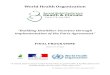 World ealth rganization - WHO...World ealth rganization “Building Healthier Societies through implementation of the Paris Agreement” A R RA (Subject to change) “A ruined planet