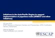 Initiatives in the Asia-Pacific Region to support ......Trade Facilitation at ESCAP Work on Agriculture Trade Facilitation •Paperless trade implementation in Asia-Pacific Results