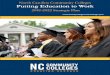 North Carolina Community Colleges Putting Education to Work€¦ · Competency-Based Education - CBE is an approach to designing academic programs with a focus on mastery of competencies